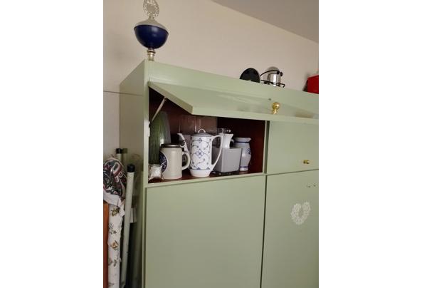 Mooie, stevige kast - groene-kast-bovenklep