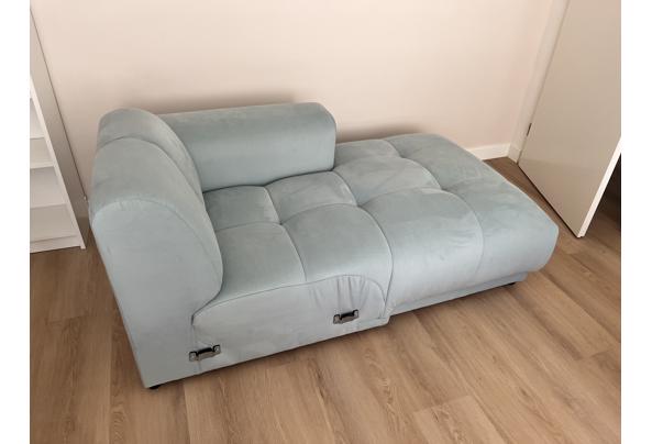 Licht blauwe chaise longue bank - IMG_0428