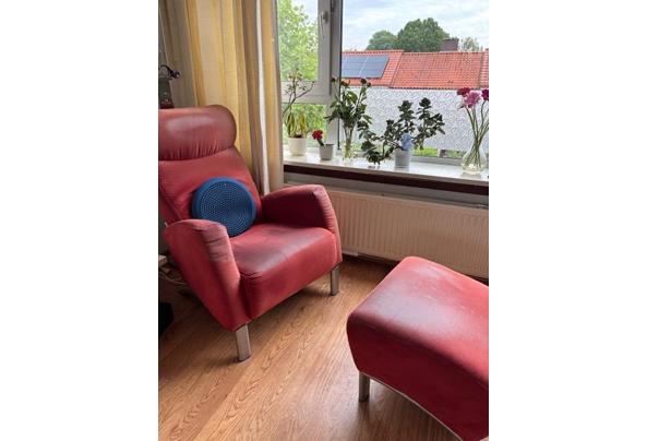 Bankstel & relax fauteuil met hocker - fauteuil-+-hocker