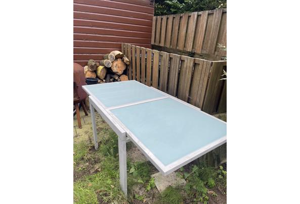 Tafel van glas en staal (ook kleiner te maken) - IMG_2239