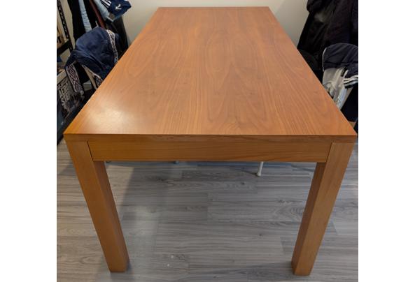 Mooie grote eettafel (bruin) - image