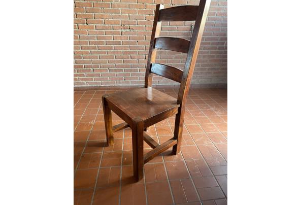 4x massief houten stoelen - 9B726BC2-E406-4133-B169-77C2328E61B9