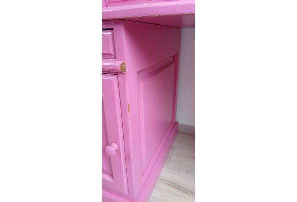 Bureau massief hout knalroze - 20260503_120401