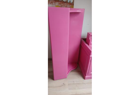 Bureau massief hout knalroze - 20260503_133004