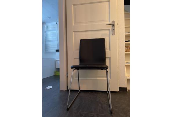 2 zwarte stoelen - voor eettafel of bureau - 8C7148E3-419C-4F80-B052-563267B3E8D8