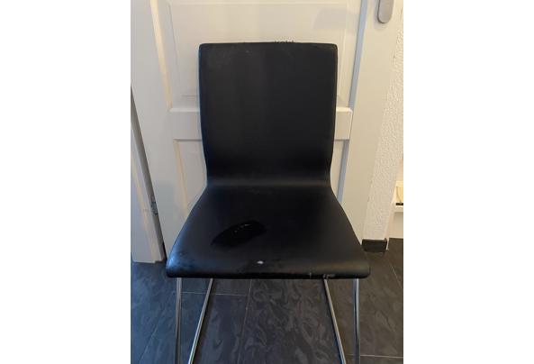 2 zwarte stoelen - voor eettafel of bureau - 9A22E77D-166B-449E-B73E-2EBFBAB7C925
