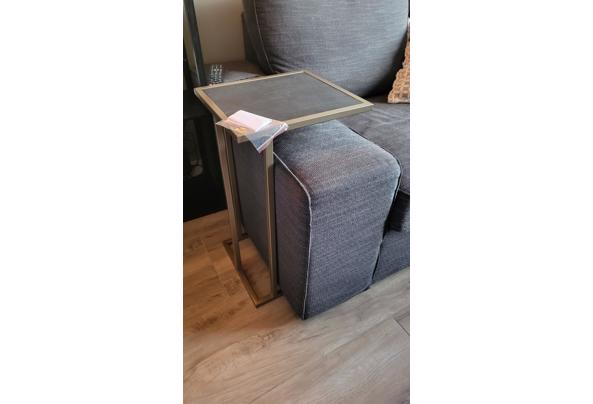Zeer nette antraciet Ikea Kivik hoekbank met chaise longue - 20230405_194439