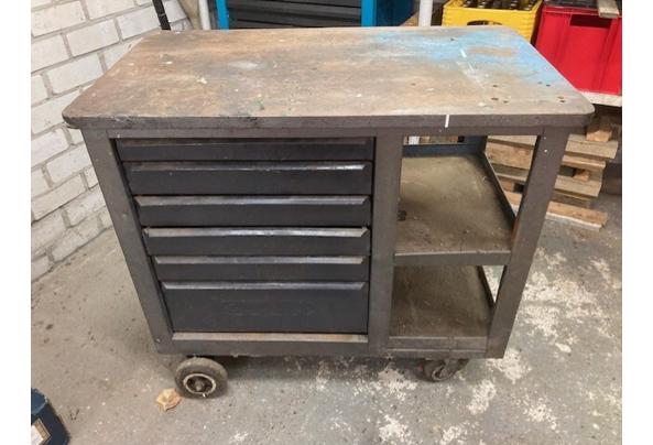 Retro gereedschap kar compleet - gereedschap-kar