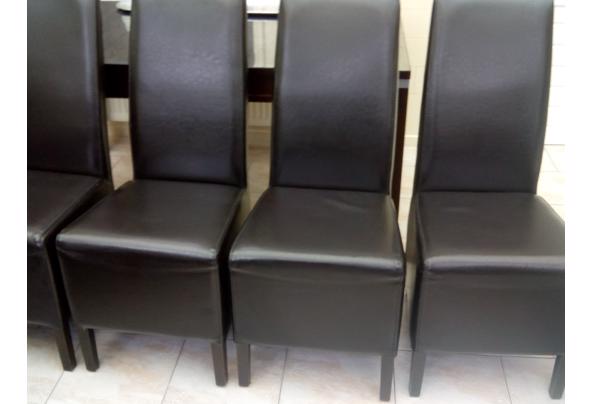 4 eetkamer stoelen ,donker bruin - IMG_20210515_111356