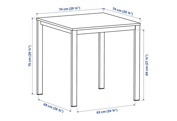 Gratis Witte eettafel/bureautafel (IKEA VIHALS) - IMG_6213