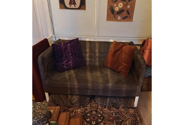 Loveseat - kleine bank 120 velvet grijs - IMG_20251204_163701