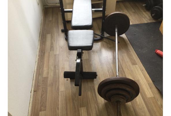 Fitness bank met halter stang - D8DED330-56FA-40D2-A86F-96193CF947AB