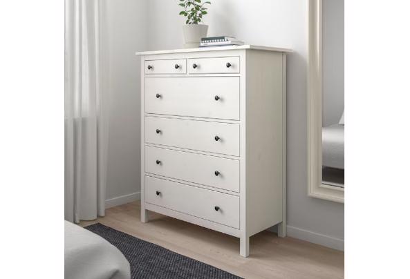 Hemnes ladekast 6 lades 108x131cm | Wit gebeitst (IKEA) - Schermafbeelding-2025-05-07-om-20-38-27
