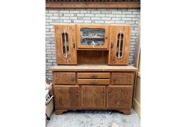 Vintage dressoir met vitrinekast - IMG_4010