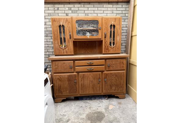 Vintage dressoir met vitrinekast - IMG_4011