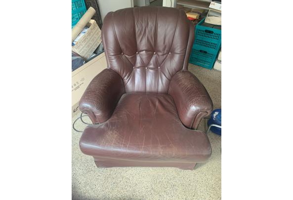 Klassieke leren fauteuil - Leren-stoel