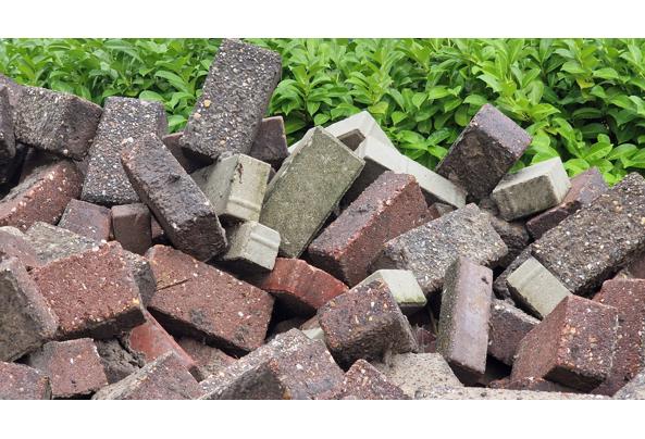 Klinkers rood en grijs gemengd - 20230731_105401