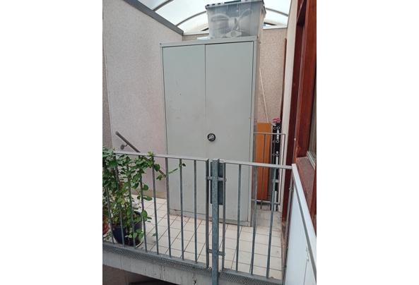 Industriele vintage stalen kast - 1000008316