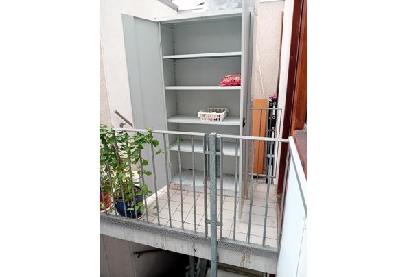 Industriele vintage stalen kast - 1000008317