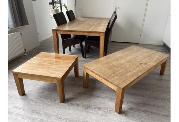 Gratis Massief houten eettafel met stoel & TV/Salon tafels - IMG_1005