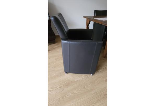 Eetkamerstoelen - donkerbruin leer - 20251117_135013