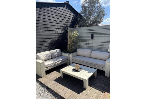 Houten tuinset met kussens incl.tafel - IMG_1037