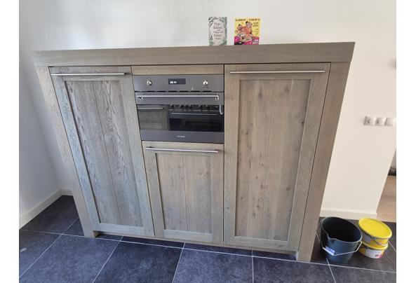 Keuken meubel met Smeg magnetron en koelkast - 20250703_170927