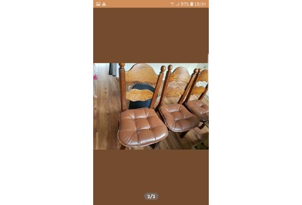 4 houten eettafelstoelen - Screenshot_20210103-183054_Marktplaats