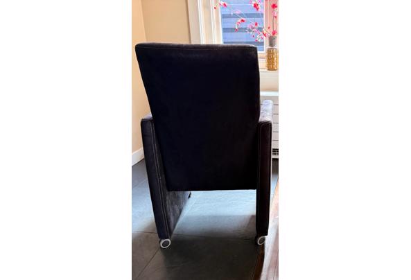 2 nette zwarte eetkamerstoelen (stof) - IMG_2161