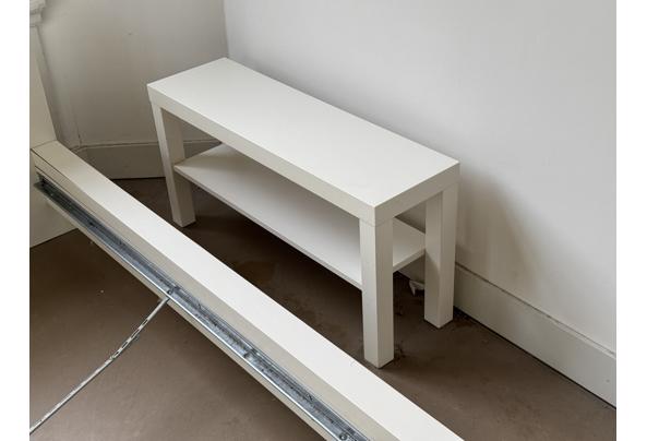 Bedframe & nachtkastje IKEA wit - IMG_0171