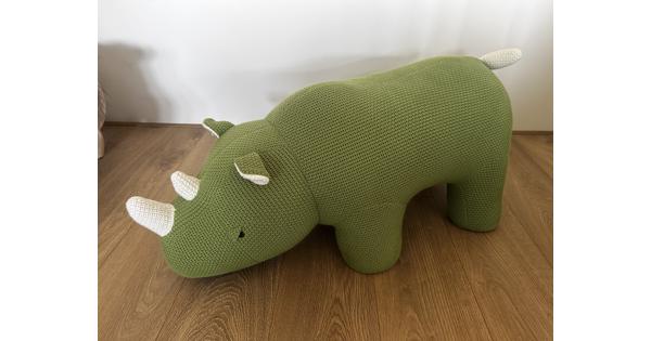 Neushoorn poef