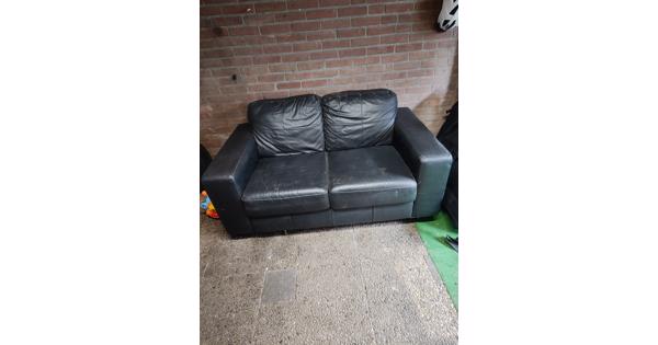 Zwarte ikea bank