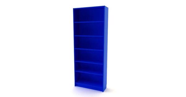 boekenkast blauw type Billy