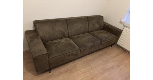 Nubuck leren Montèl bank - 260x90 cm