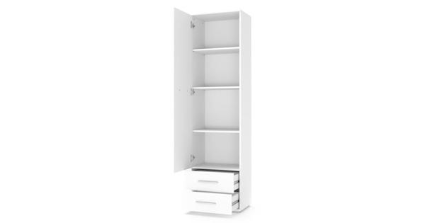 Witte kledingkast