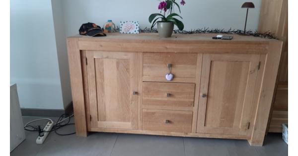 massief eikenhouten dressoir