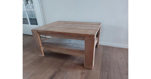 Steigerhouten salontafel