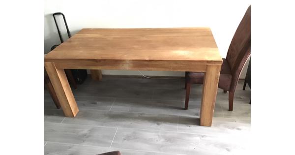 Teak eettafel 160 x 90 cm