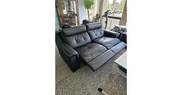 Lederen21/2 2 zits bank 2 1/2 zits met relaxstand