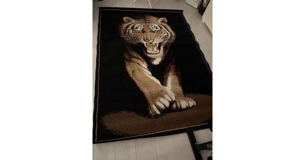 Vloerkleed 160 x 225 cm tijgerafbeelding