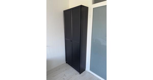 IKEA Billy Boekenkast met deuren, zwartbruin