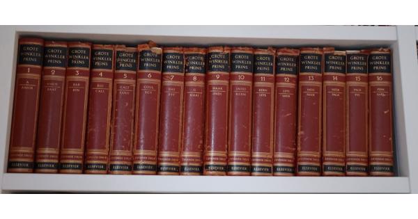 Grote Winkler Prins Encyclopedie, 20 delen + een supplement