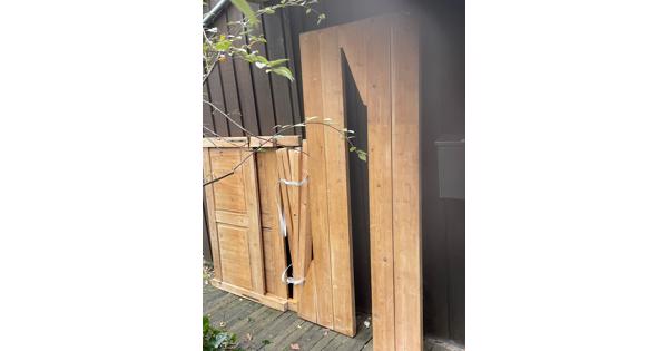 Houten ledikant 130x190, met matras 