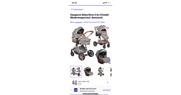 Maxi cosi en kinderwagen