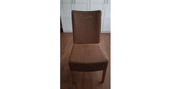 6 Lloyd loom eetkamerstoelen