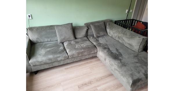 Groene ruime hoekbank