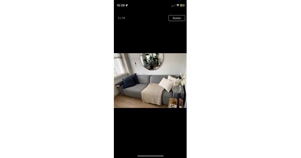 Grijze FEST 3-zitsbank modulair