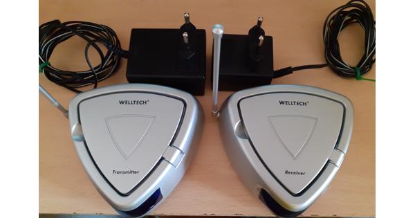 Welltech audio/video transmitter en reciever