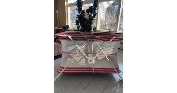 Campingbedje, inklapbaar met matrasje 