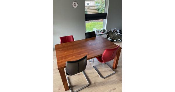 Eettafel 100 bij 160 cm goed onderhouden